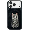 NIMMY dėklas LUCKY FASHION CAT, suderinamas su MagSafe, skirtas IPHONE 18 Pro/17 Pro, juodas