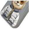 Nimmy Apple iPhone 16 Pro 6.3" dėklas telefonui pilkos spalvos Cool&Cute 2.0 Bear