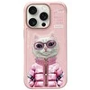 Nimmy Apple iPhone 16 Pro Max 6.9" dėklas telefonui rožinės spalvos Cool&Cute 2.0 Cat