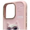 Nimmy Apple iPhone 16 Pro 6.3" dėklas telefonui rožinės spalvos Cool&Cute 2.0 Cat