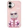 Nimmy dėklas Apple iPhone 16 6.1″ rožinės spalvos Cool&Cute 2.0 Cat