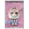 Nimmy Cool&Cute 2.0 Cat Magnetic Phone Holder - Rožinė