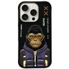 Nimmy Apple iPhone 16 Pro Max 6.9" dėklas telefonui juodos spalvos Cool&Cute 2.0 Monkey