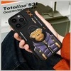 Nimmy dėklas Apple iPhone 15 Pro 6.1" juodos spalvos Cool&Cute 2.0 Monkey