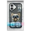 Nimmy Apple iPhone 16 6.1" dėklas telefonui juodos spalvos Cool&Cute 2.0 Dog