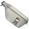 Nimmy krepšys ant rėmo pilkos spalvos Crossbody Glasses Cool Cat