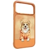 Dėklas NIMMY case GENTLE PETS SERIES DOG compatible with MagSafe for IPHONE 17 Pro oranžinis