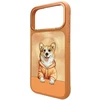 Dėklas NIMMY case GENTLE PETS SERIES DOG compatible with MagSafe for IPHONE 17 Pro oranžinis