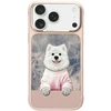 Dėklas NIMMY case GENTLE PETS SERIES DOG compatible with MagSafe for IPHONE 17 Pro pink