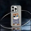 Nimmy dėklas Apple iPhone 16 Pro Max 6.9″ pilka Glasses Cool Cat