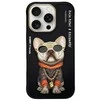 Nimmy dėklas Apple iPhone 16 Pro Max 6.9″ juodos spalvos Glasses Cool Dog