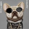 Nimmy Apple iPhone 16 Pro Max 6.9" dėklas telefonui pilkos spalvos Glasses Cool Dog