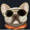 Nimmy dėklas Apple iPhone 16 6.1″ juodas Glasses Cool Dog