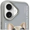 Nimmy dėklas Apple iPhone 16 6.1″ pilka Glasses Cool Dog