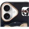Dėklas Nimmy Glasses Cool Dog MagSafe Apple iPhone 16 juodos spalvos