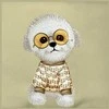 Nimmy krepšys ant rėmo haki spalvos Crossbody Glasses Cool Dog