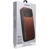 NOMAD odinis dėklas IPHONE 18 Pro Max/17 Pro Max, suderinamas su MagSafe (Modern Leather Folio ECCO Leather) ruda