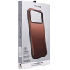 NOMAD leather case for IPHONE 18 Pro Max/17 Pro Max compatible with MagSafe (Modern Odinis dėklas Horween Leather) rustic ruda