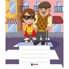 Nick Hern Books Super herojės sąsiuvinis, 12 lapų, linijomis