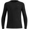Odlo BL TOP crew neck l/s MERINO 200 men's T-shirt, dydis M, juodas
