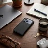 OEM atverčiamas dėklas iPhone 17 / 18 4Card RFID apsaugos nuo vagystės techninis audinys juodas