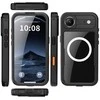 Dėklas Oem Case for iPhone 17 AIR Atsparus vandeniui Shellbox DOT compatible with MagSafe juodas