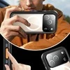 Dėklas Oem Case for iPhone 17 PRO MAX Atsparus vandeniui Shellbox DOT compatible with MagSafe juodas