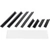 Oem Car door edge protector 8 pcs juodos spalvos