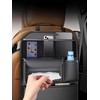 Oem Automobilio organaizeris for front seats with compartments D03 juodos spalvos