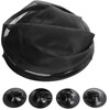 Oem Car sun visor with suction cups for rear windows juodas
