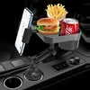 Oem Car table with phone holder CP12 juodos spalvos