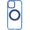 Dėklas Oem Case for iPhone 12 Frame Circle Stand compatible with MagSafe navy mėlynas