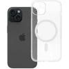 Dėklas Oem Case for iPhone 14 Clear Mag Cover (STR / CAMERA PROTECTION) compatible with MagSafe transparent glitter