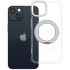 Oem Originalus „iPhone 14“ dėklas su apvaliu stovu, suderinamas su „MagSafe“, permatomas