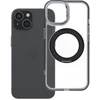 Oem Originalus „iPhone 15“ dėklas su apvaliu stovu, suderinamas su „MagSafe“ ir juodas