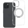 Oem Originalus „iPhone 15“ dėklas su apvaliu stovu, suderinamas su „MagSafe“, permatomas