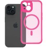 Dėklas Oem Case for iPhone 15 Full Matte Mag Cover compatible with MagSafe pink