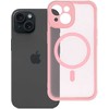 Dėklas Oem Case for iPhone 15 Full Matte Mag Cover compatible with MagSafe light pink