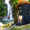 iPhone 15 PLUS dėklas, Shellbox DOT, atsparus vandeniui, suderinamas su MagSafe, juodas