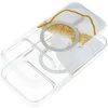 Golden OEM dėklas, skirtas „iPhone 16“, auksinis, suderinamas su „MagSafe“ ir baltais