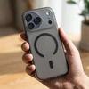 Oem Originalus „iPhone 16 Pro Aurora“ dėklas, suderinamas su „MagSafe“ juodas