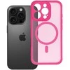 Dėklas Oem Case for iPhone 16 PRO Full Matte Mag Cover compatible with MagSafe pink