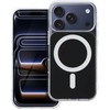 Dėklas Oem Case for iPhone 16e (SE4 2025) / 17e Clear Fusion Mag Cover compatible with MagSafe juodas