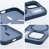 Dėklas Oem Case for iPhone 17 AIR Flexline Mag Cover compatible with MagSafe navy mėlynas