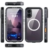 Dėklas Oem Case for iPhone 17 Atsparus vandeniui Shellbox DOT compatible with MagSafe juodas