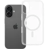 Oem Originalus „iPhone 17 Clear Mag Cover Elite“ dėklas (STR / NEGELTONAS / KAMEROS VALDYMO MYGTUKAS), suderinamas su skaidriu „MgSafe“