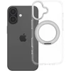 Oem Originalus „iPhone 17“ dėklas, apvalus stovas, suderinamas su „MagSafe“, permatomas
