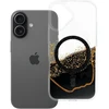 Dėklas Oem Case for iPhone 17 Golden compatible with MagSafe juodas