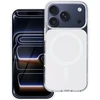 Dėklas Oem Case for iPhone 17 Pro / 18 Pro Clear Fusion Mag Cover compatible with MagSafe baltas