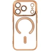 Dėklas Oem Case for iPhone 18 Pro / 17 Pro Electro Mag Cover compatible with MagSafe auksinis